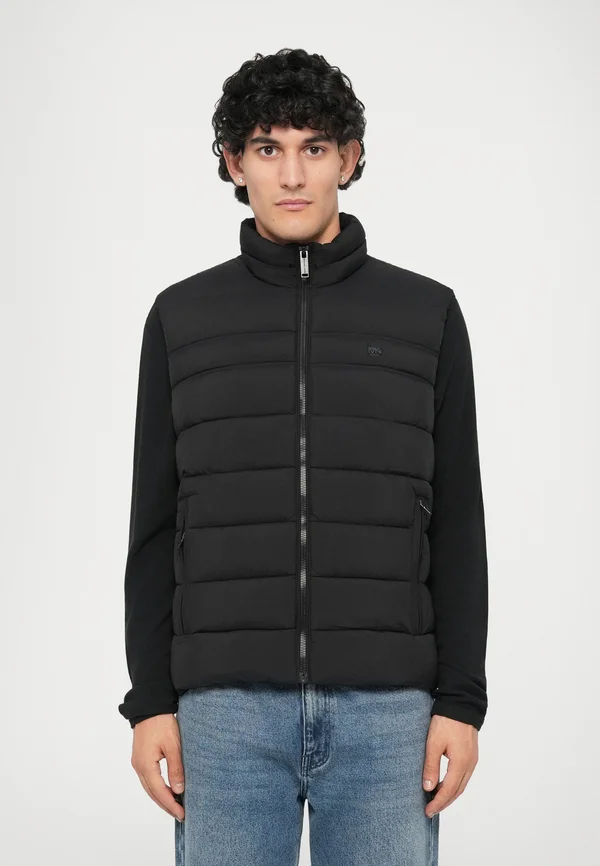 GLENDALE MATTE PUFFER - Waistcoat - black