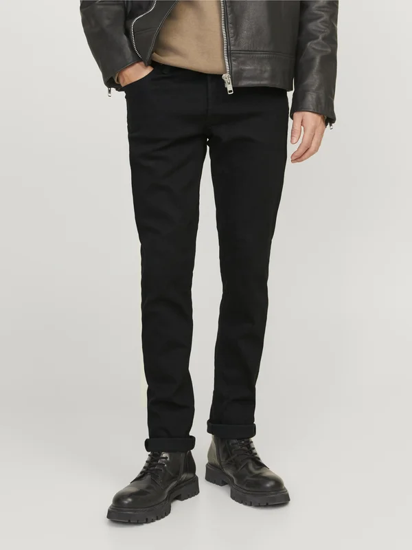 Glenn - Relaxed fit jeans - black denim