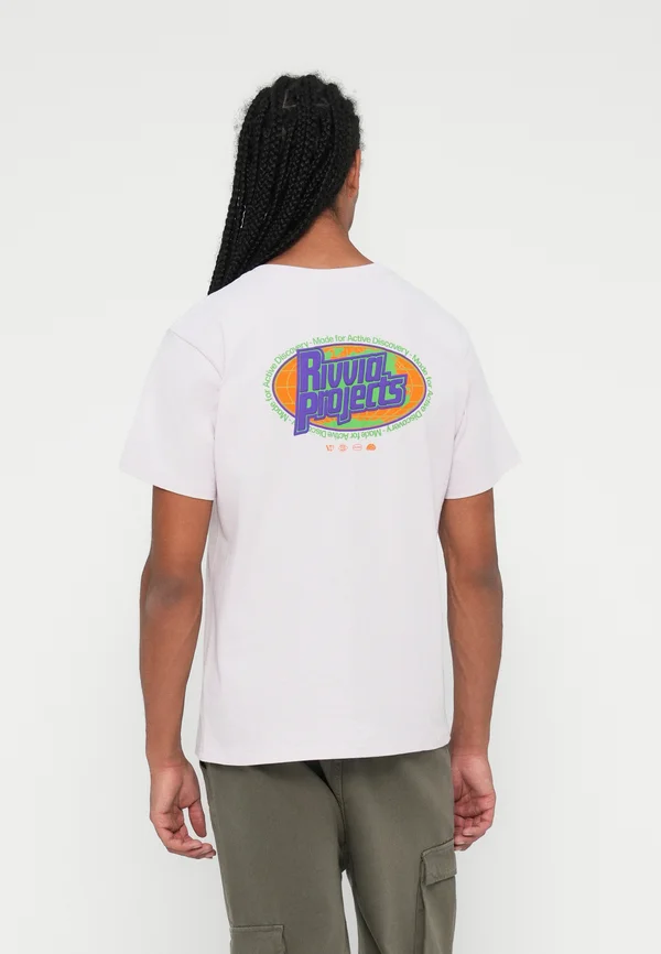 GLOBAL DISCOVERY - Print T-shirt - lavender