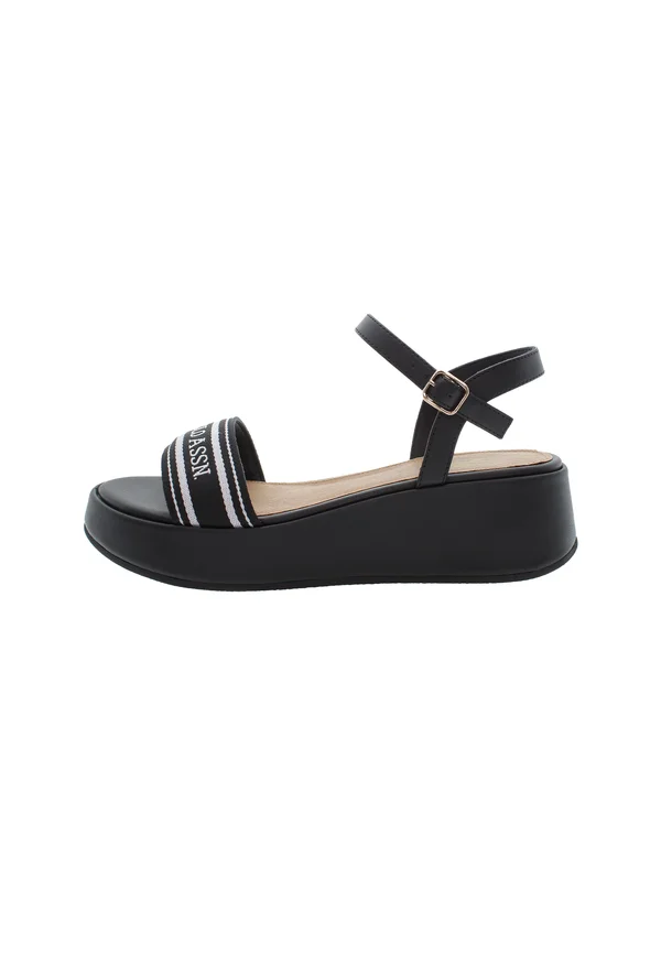 GLORY - Wedge sandals - blk
