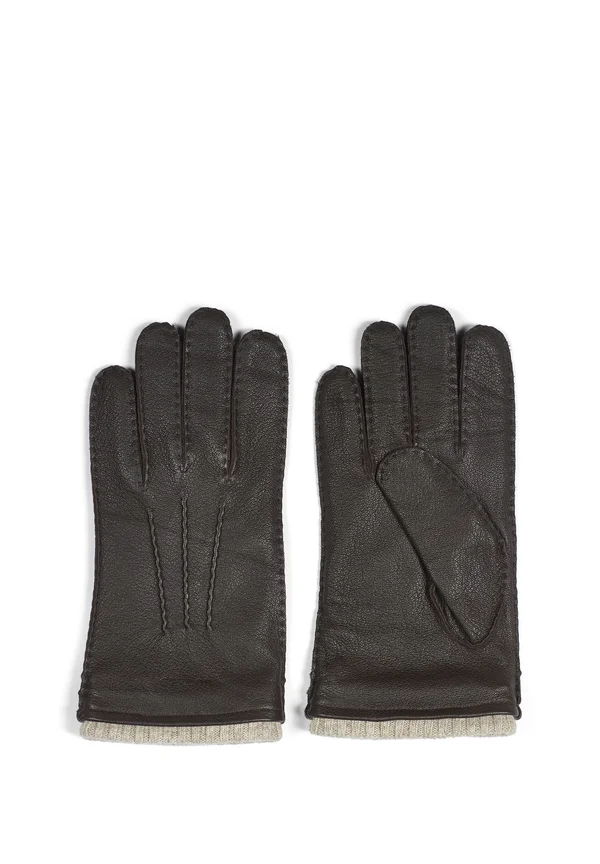 Gloves - dark brown