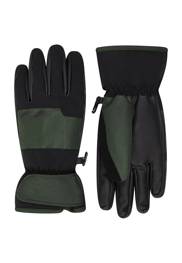 Gloves - kale green
