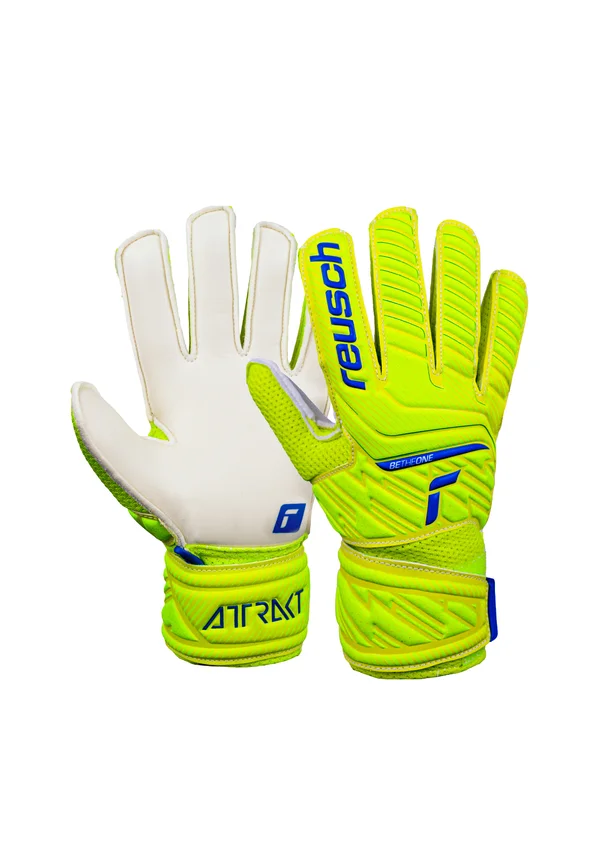 Gloves - safet yellow dp blue whit