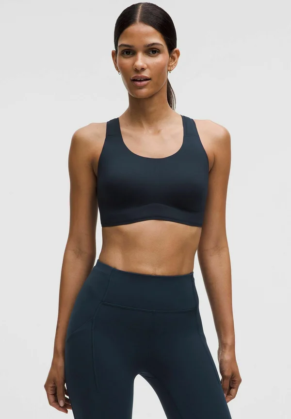 GO FURTHER SUPPORT CODE - Medium support sports bra - true navy