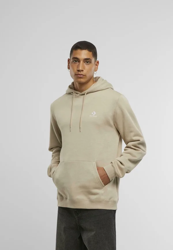 GO-TO EMBROIDERED STAR BRUSHED BACK - Hoodie - beach stone