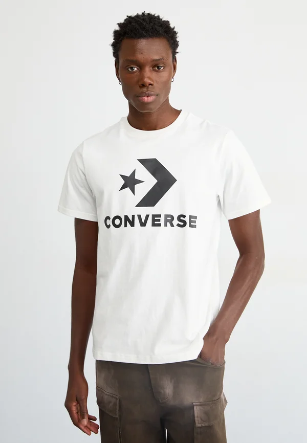 GO TO STAR CHEVRON TEE UNISEX - Print T-shirt - white