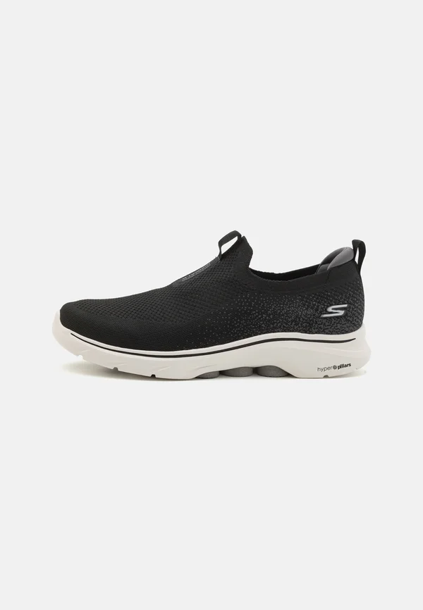 GO WALK 7 SLIP ON - Trainers - black/charcoal