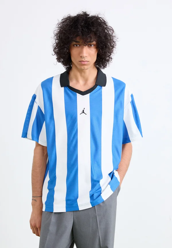 GOALIE - Polo shirt - sail/sport blue/black