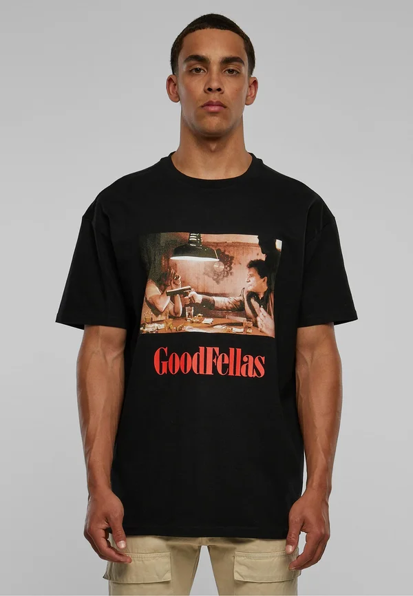 GOODFELLAS TOMMY DEVITO OVERSIZE TE - Print T-shirt - black