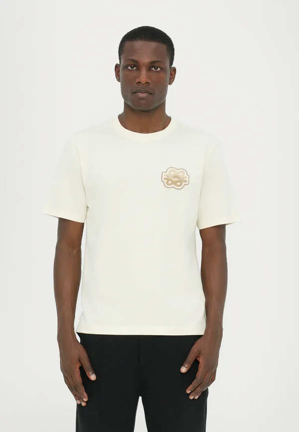 GOWTU - Print T-shirt - antique white