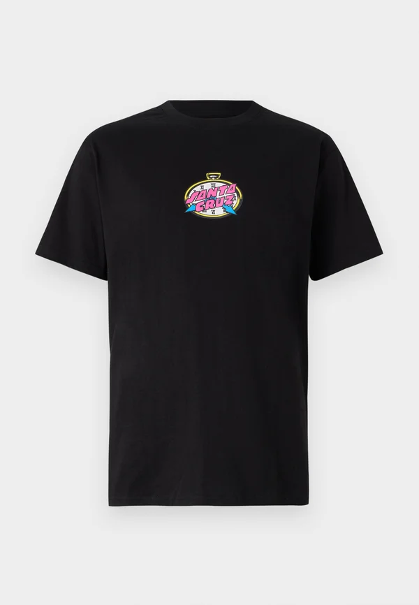 GRABKE CLOCK DOT FRONT UNISEX - Print T-shirt - black