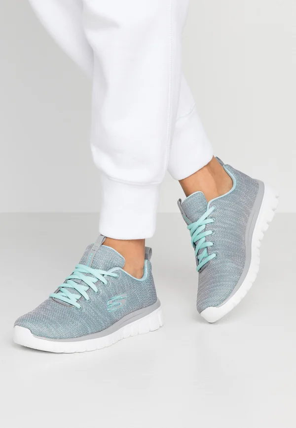 GRACEFUL - Trainers - gray/mint