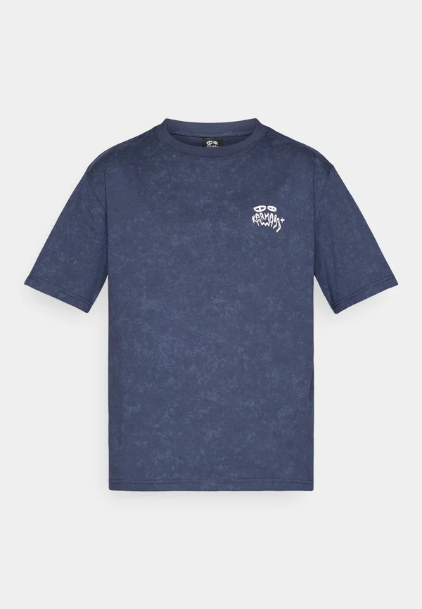 GRADE CHANGED TEE - Print T-shirt - navy