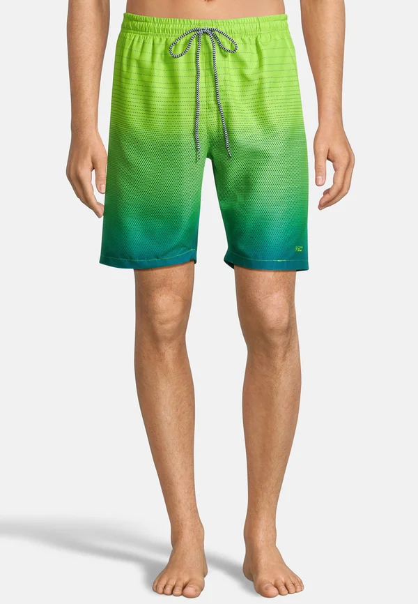 GRADIENT DOTS - Swimming shorts - grün-türkis