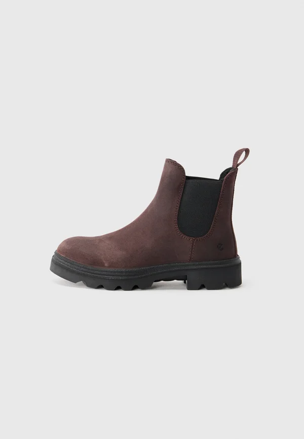 GRAINER - Platform ankle boots - garnet