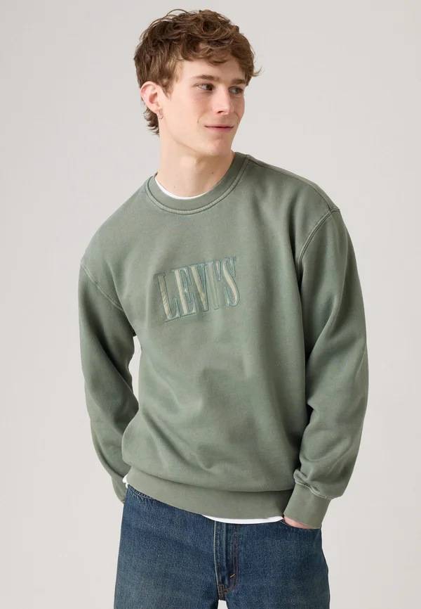 GRAPHIC CREW - Sweatshirt - ssnl serif laurel wreath