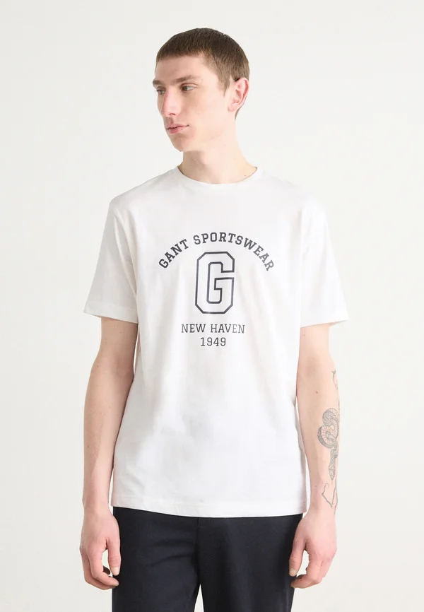 GRAPHIC - Print T-shirt - eggshell