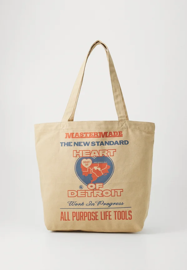 GRAPHIC TOTE UNISEX - Tote bag - dusty brown