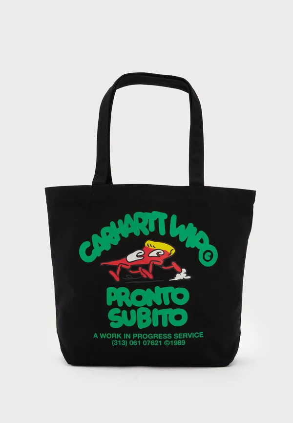 GRAPHIC TOTE UNISEX - Tote bag - pronto print/black