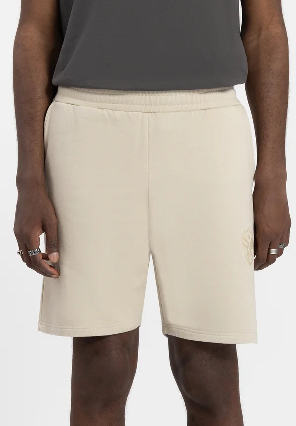 GRAPHICON FRONT WASHED - Tracksuit bottoms - light brown