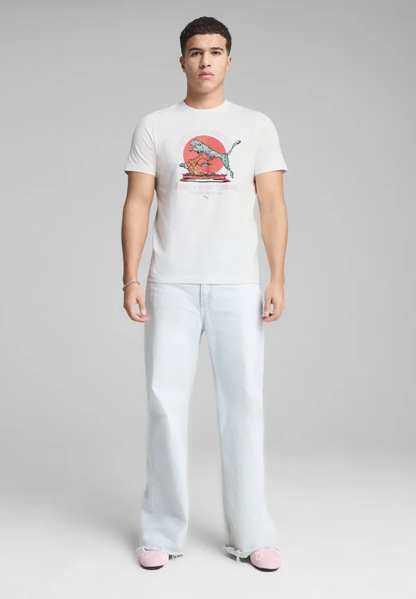 GRAPHICS BONSAI TEE  - Print T-shirt - white