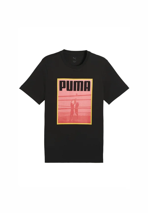 GRAPHICS VOLLEY - Print T-shirt - black