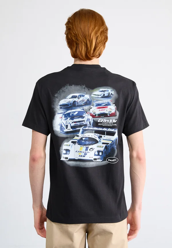 GREDDY TEE - Print T-shirt - black