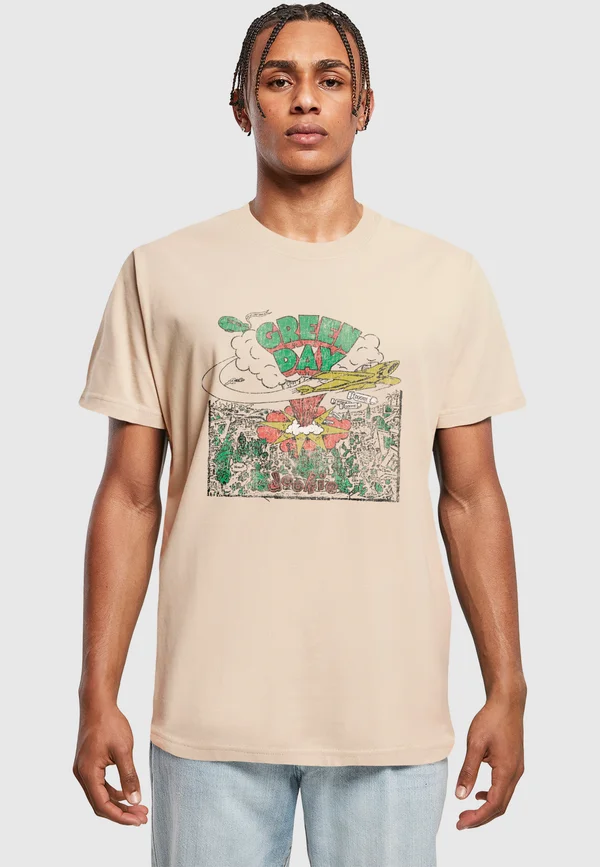 GREEN DAY DOOKIE  - Print T-shirt - sand