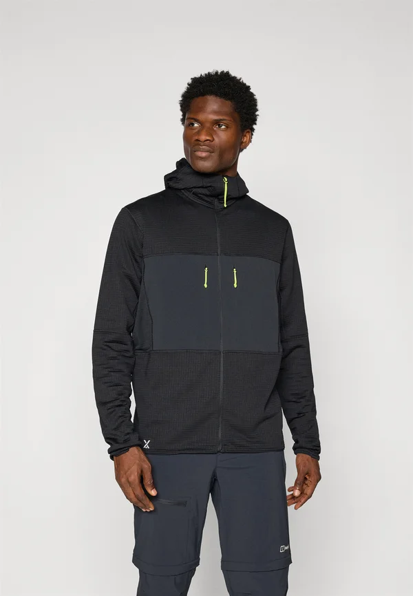 GUIDE HOODY - Zip-up sweatshirt - black