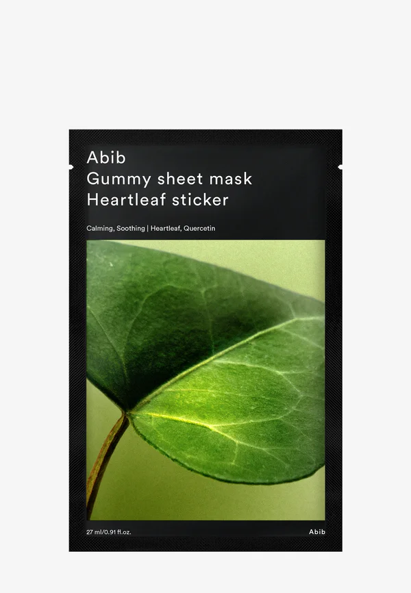 GUMMY SHEET MASK HEARTLEAF STICKER - 10 PACK - Sheet mask