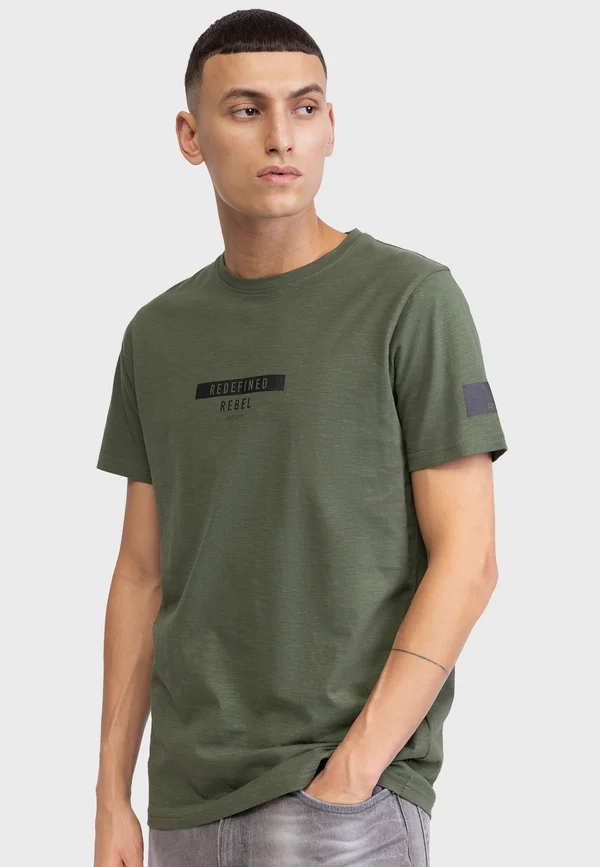 GUTI TEE - Print T-shirt - thyme