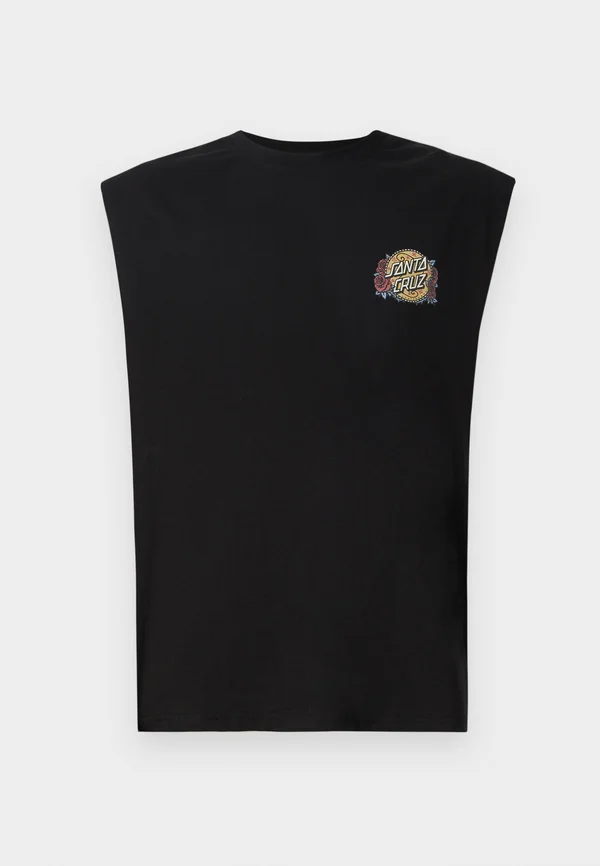 GUZMAN DOT TANK UNISEX - Print T-shirt - black