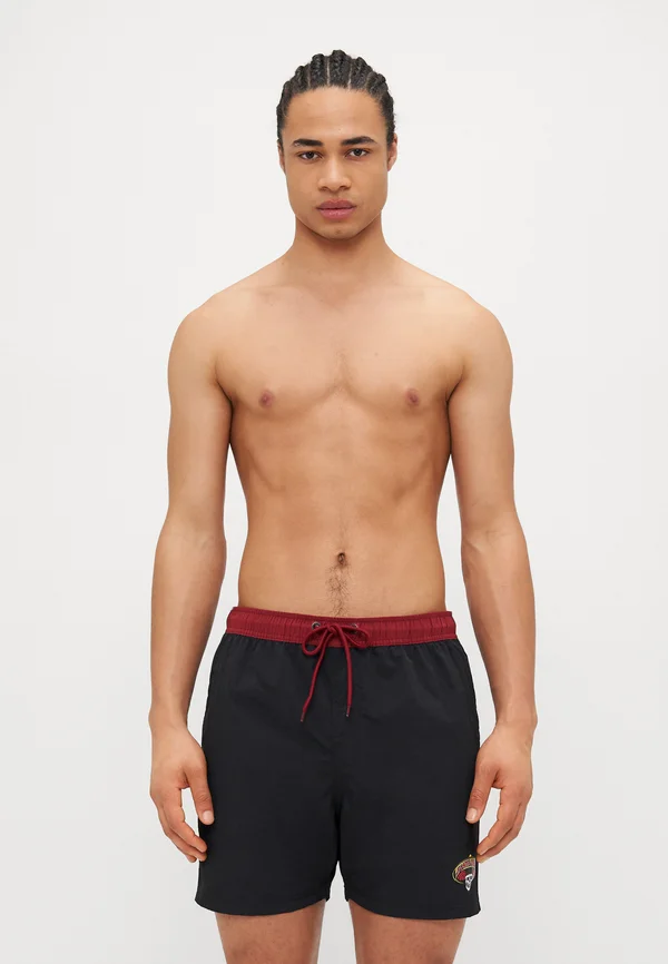 GUZMAN SKULL - Swimming shorts - black