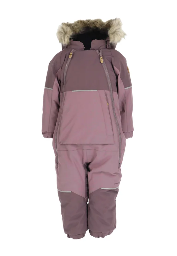 HAFJELL OVERALL - Snowsuit - dk. mauve pale mauve