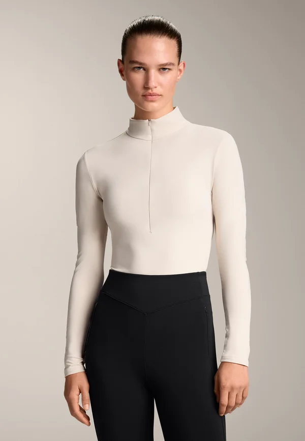HALF-ZIP BASE LAYER - Body - sand