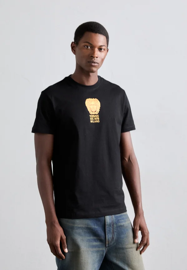 HALL OF STATUES MEDUSA - Print T-shirt - black