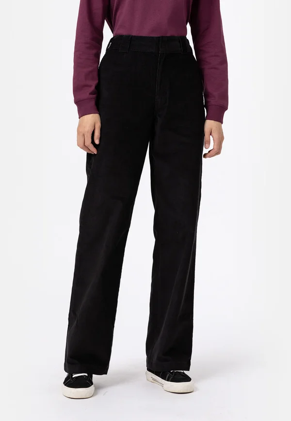 HALLEYVILLE - Straight leg jeans - black