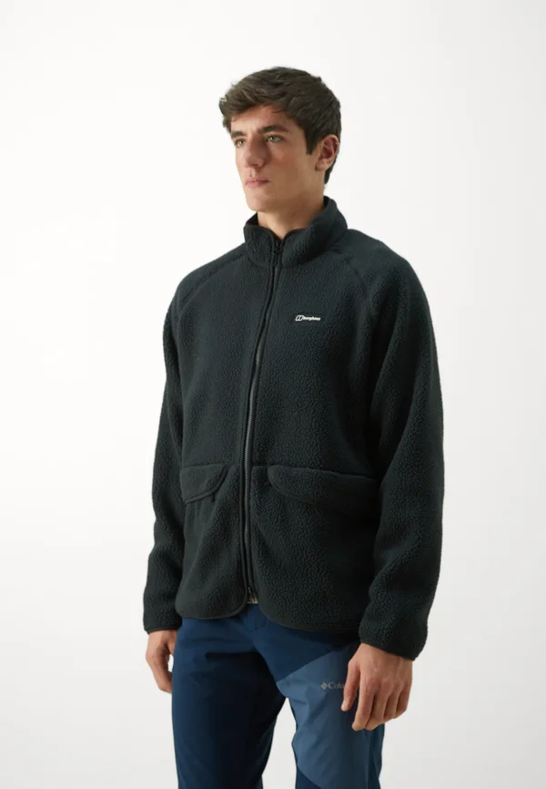 HANBY RELEAXED - Fleece jacket - black