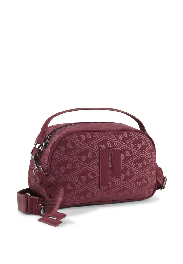 Handbag - ruby shimmer graphic
