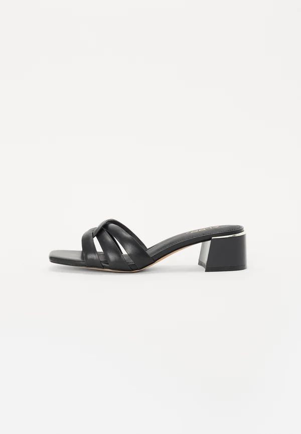 HANNE PILLOW WALK FLEX - Heeled mules - black