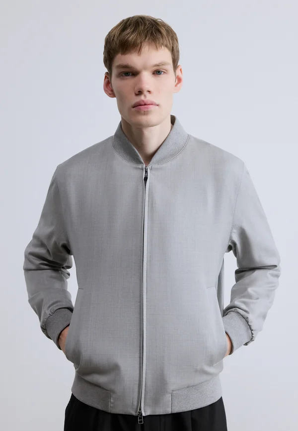 HANRY - Bomber Jacket - silver-coloured