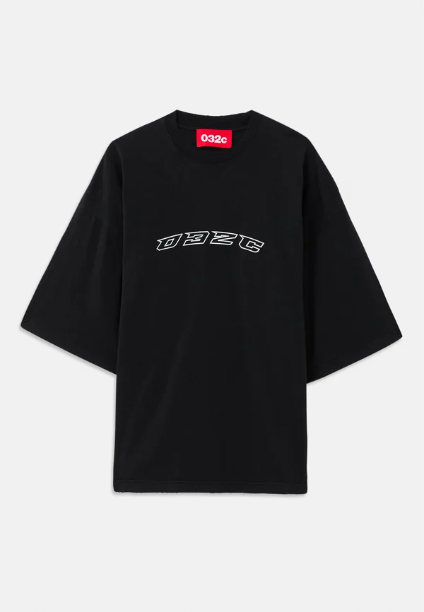 HANSEL AND GRETEL OVERSIZED  - Print T-shirt - washed black