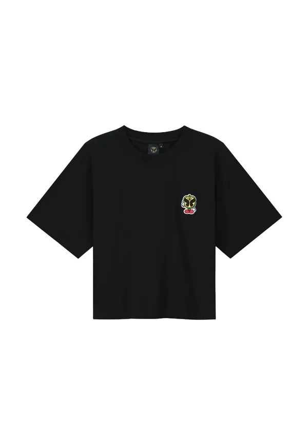 HAPPICON THUMBS UP - Print T-shirt - black