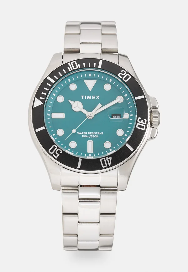 Harborside Coast - Watch - aventurine/silver-coloured