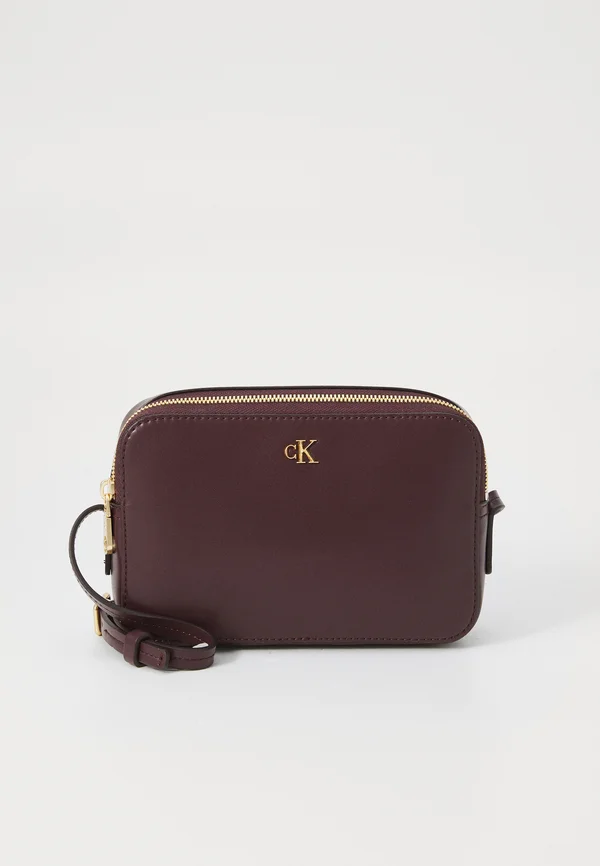 HARDWARE MONOGRAM - Cross body bag - fudge