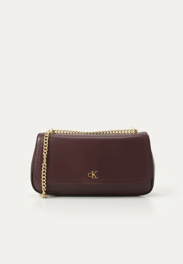 HARDWARE MONOGRAM - Cross body bag - fudge