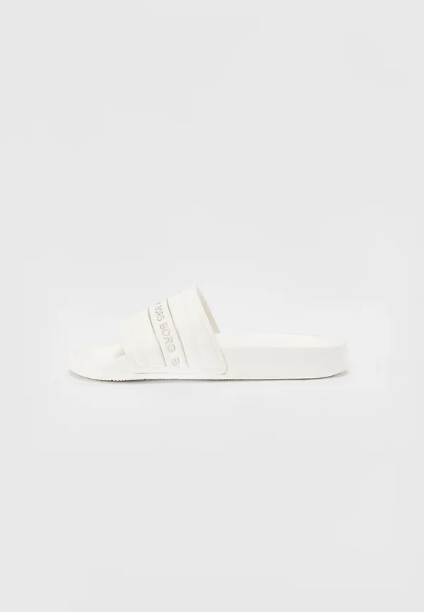 HARPER STK MET - Slippers - white/rose gold