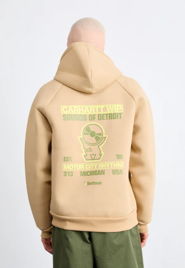 HARTTRONIX CAR LUX HOODED  - Zip-up sweatshirt - dusty brown/grey
