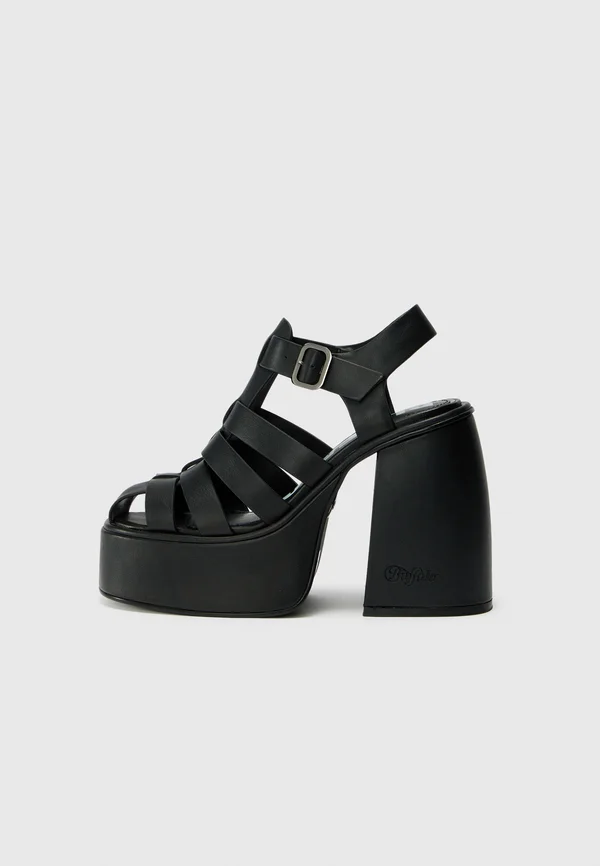HEART FISHER - Platform sandals - black
