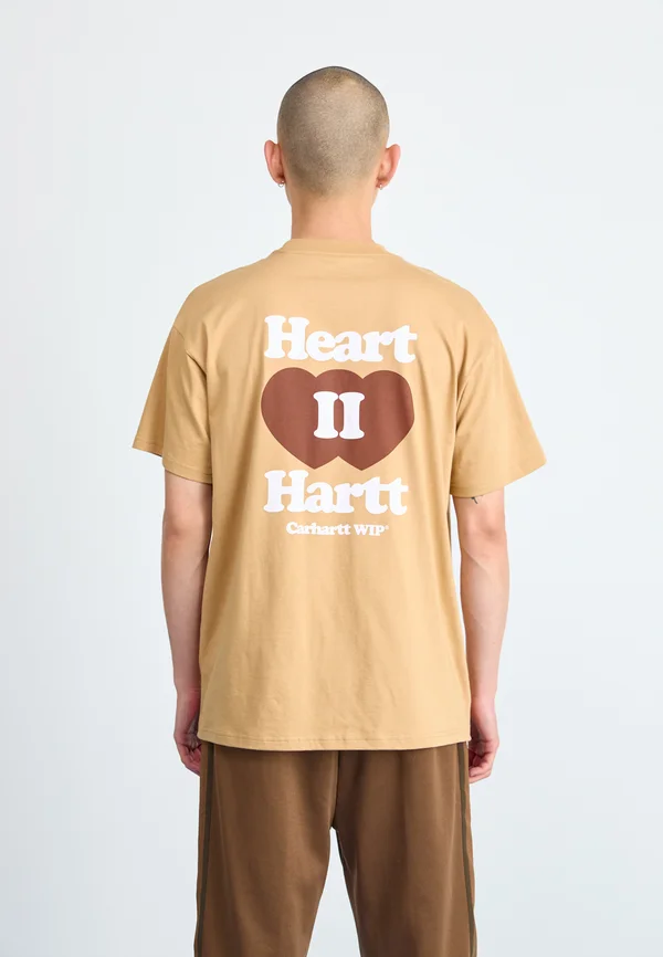 HEART II HARTT - Print T-shirt - dusty brown